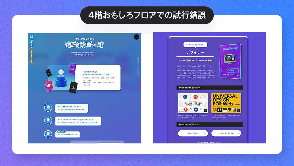 4階おもしろフロアでの試行錯誤