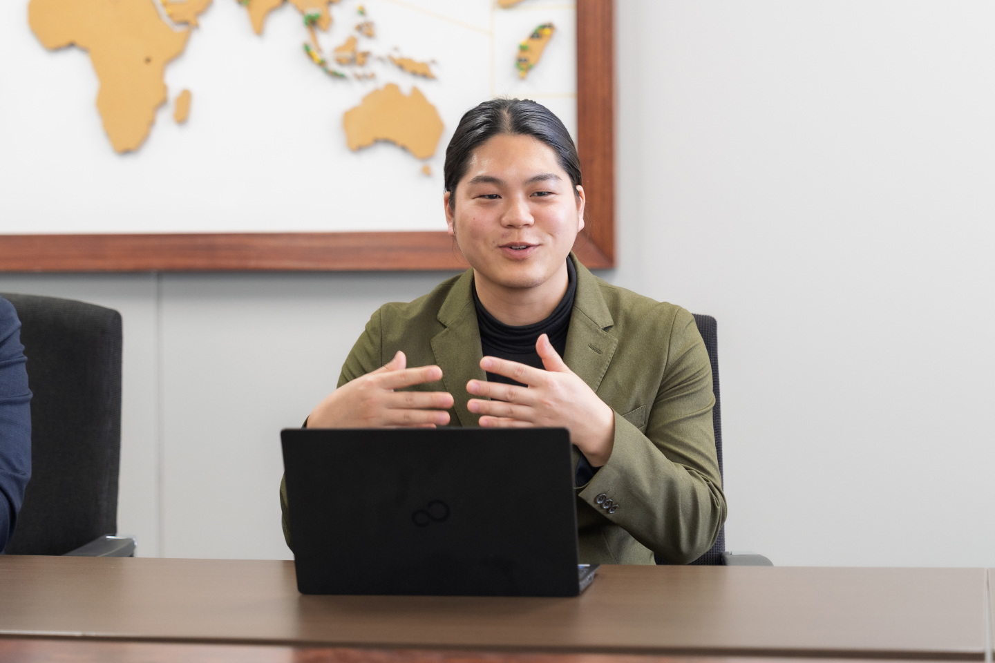 ワークショップについて話される、JNCエンジニアリング / 長倉さま