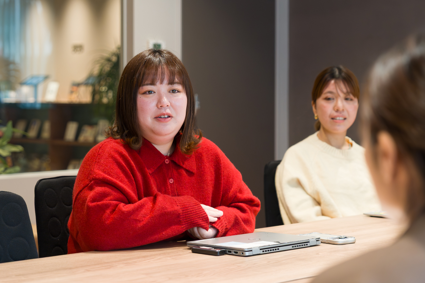 公開後のサイト運用についてお話しされる、ひらく / 長尾さま