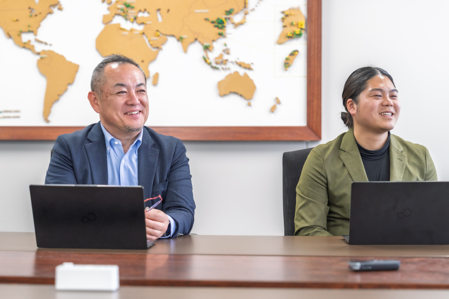 リニューアル後の効果について話される、JNCエンジニアリング / 後藤さま・長倉さま