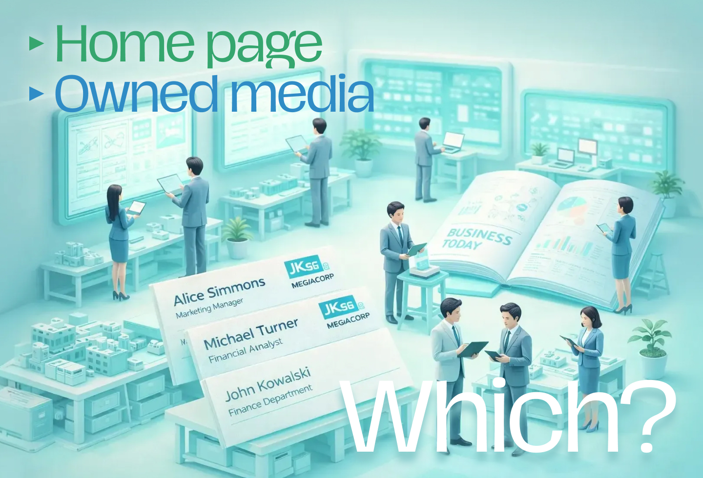 【5つの観点】オウンドメディアとホームページを徹底比較